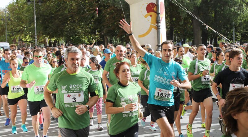 Marcha contra el cáncer en Palencia