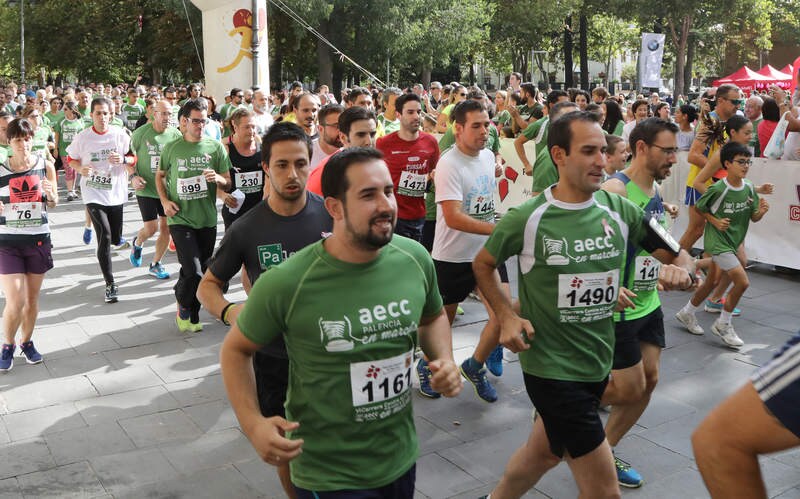 Marcha contra el cáncer en Palencia