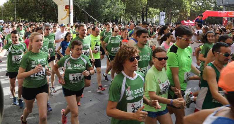 Marcha contra el cáncer en Palencia