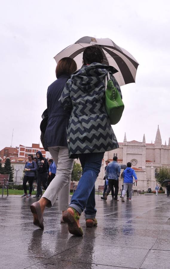 Llueve en Valladolid