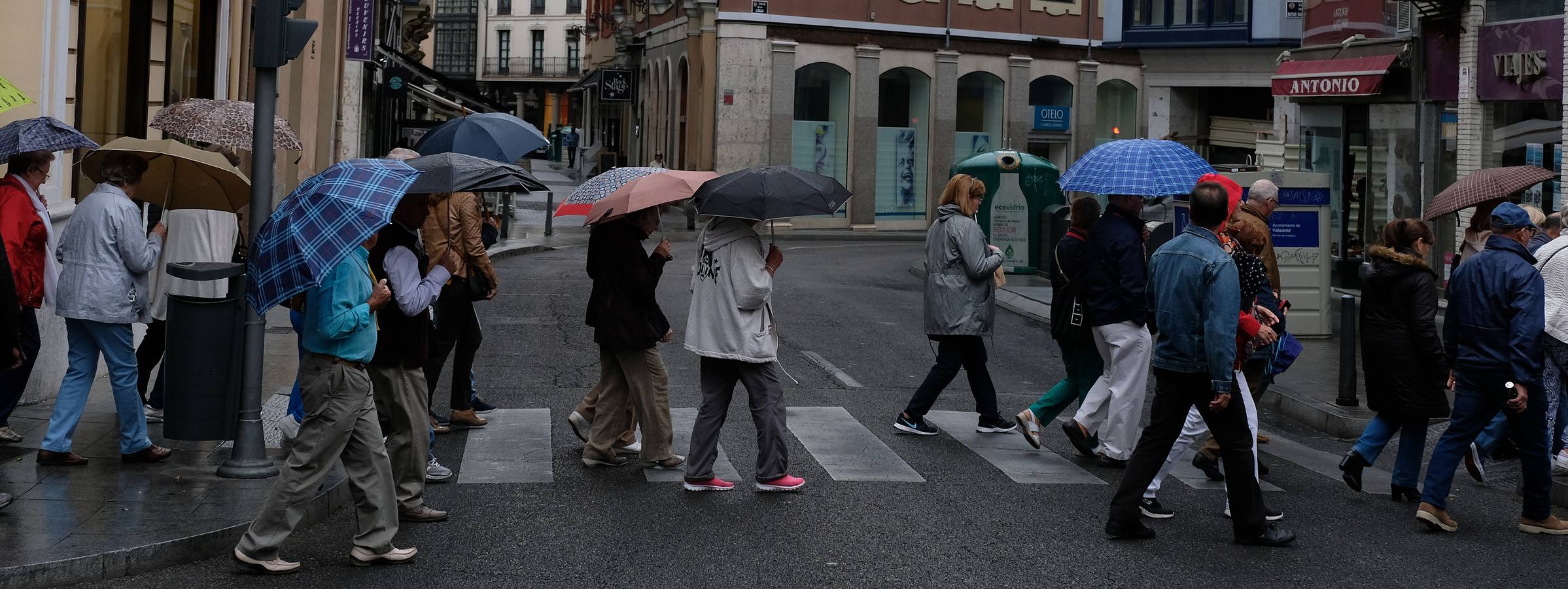 Llueve en Valladolid