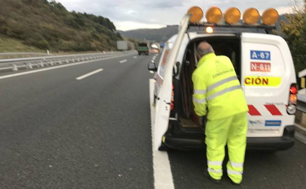 La zona donde tuvo lugar el accidente.