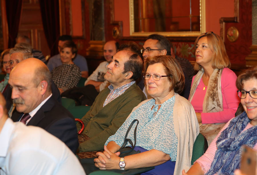 Carme Chaparro en el Aula de Cultura de El Norte de Castilla