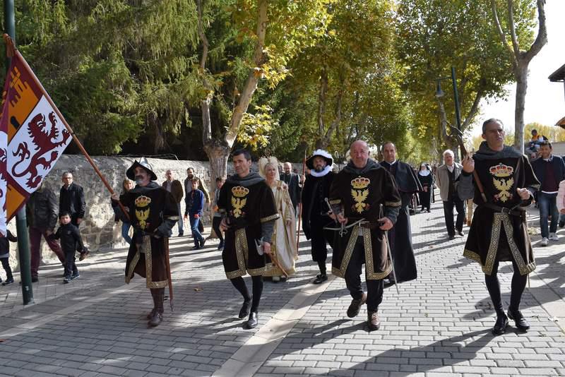 Aguilar de Campoo escenifica la visita que Carlos V realizó al monasterio de Santa María la Real en 1517