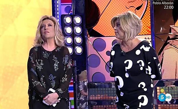 Lydia Lozano y Terelu Campos en 'Sálvame'. 