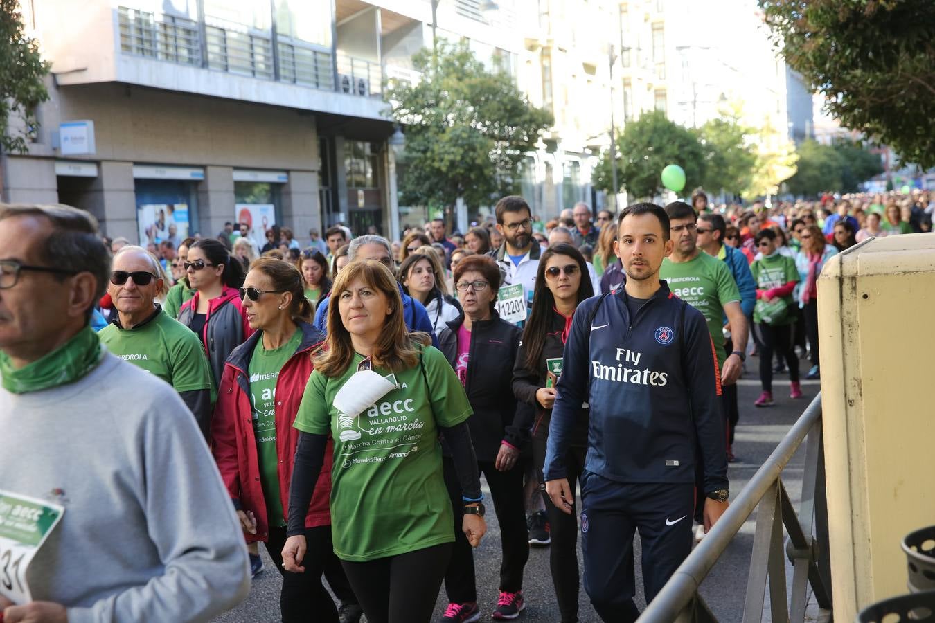 Miles de vallisoletanos se han vestido hoy de verde para salir a la calle en una marcha histórica