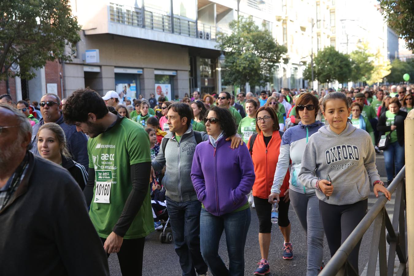 Miles de vallisoletanos se han vestido hoy de verde para salir a la calle en una marcha histórica