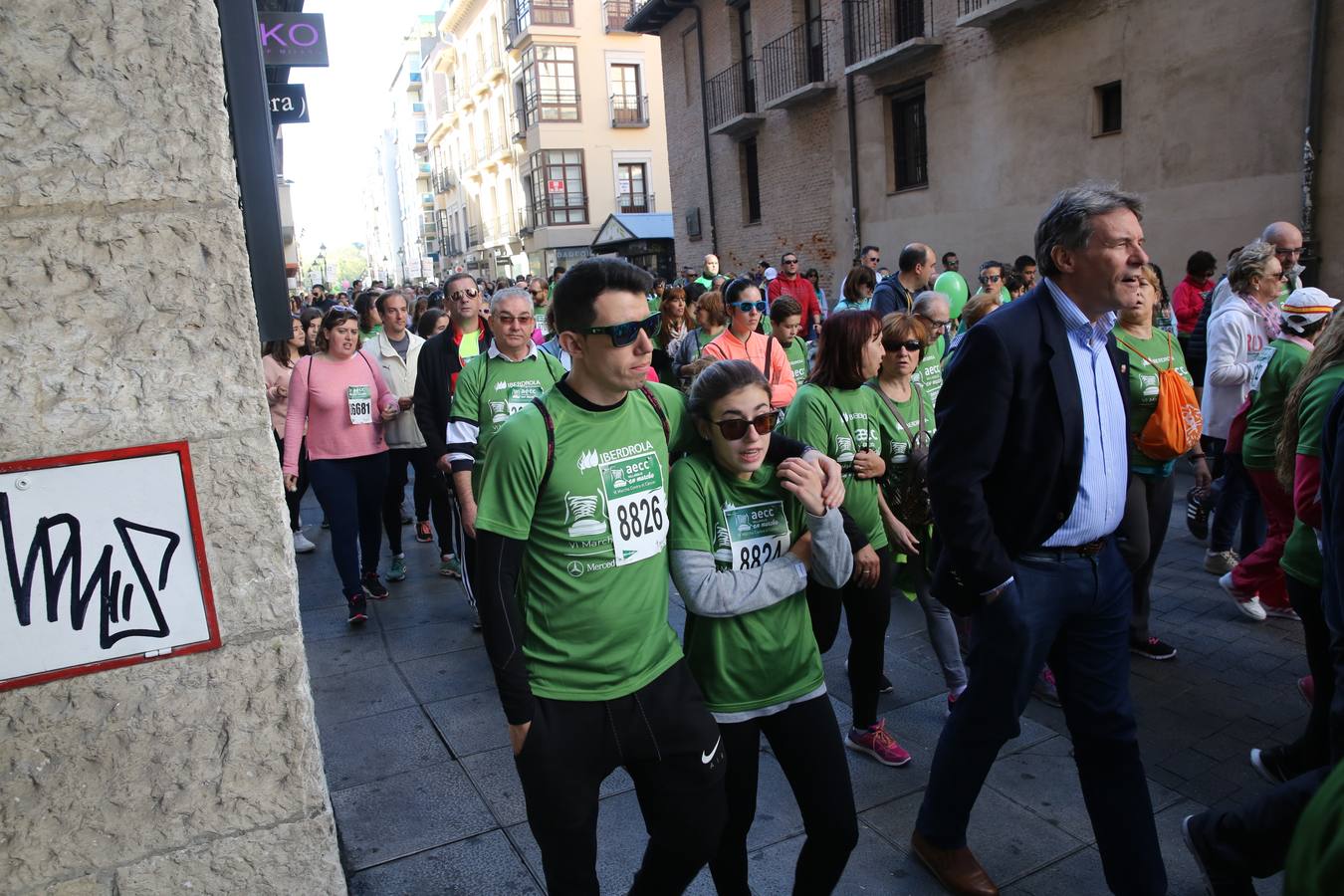 Miles de vallisoletanos se han vestido hoy de verde para salir a la calle en una marcha histórica