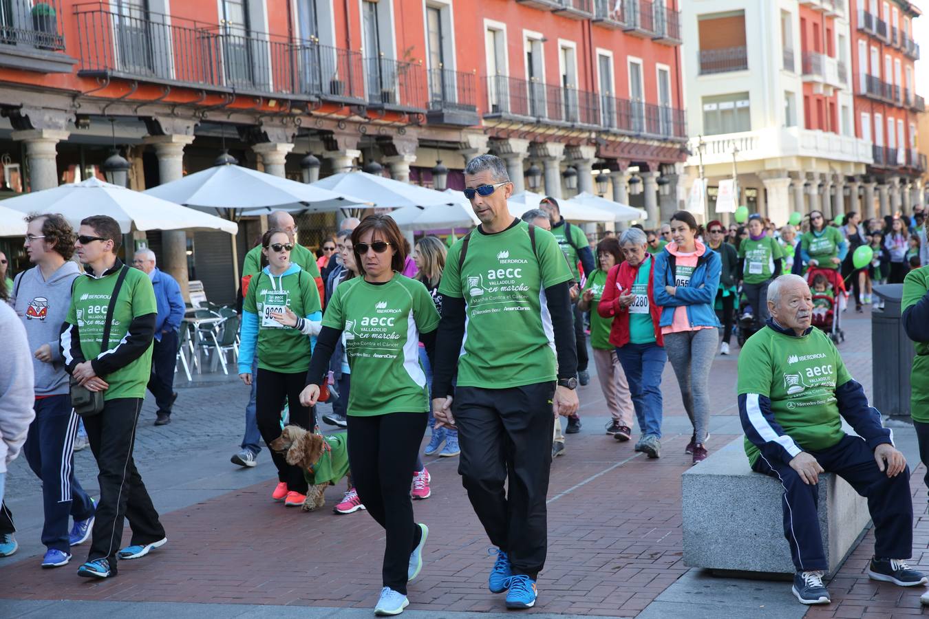 Miles de vallisoletanos se han vestido hoy de verde para salir a la calle en una marcha histórica