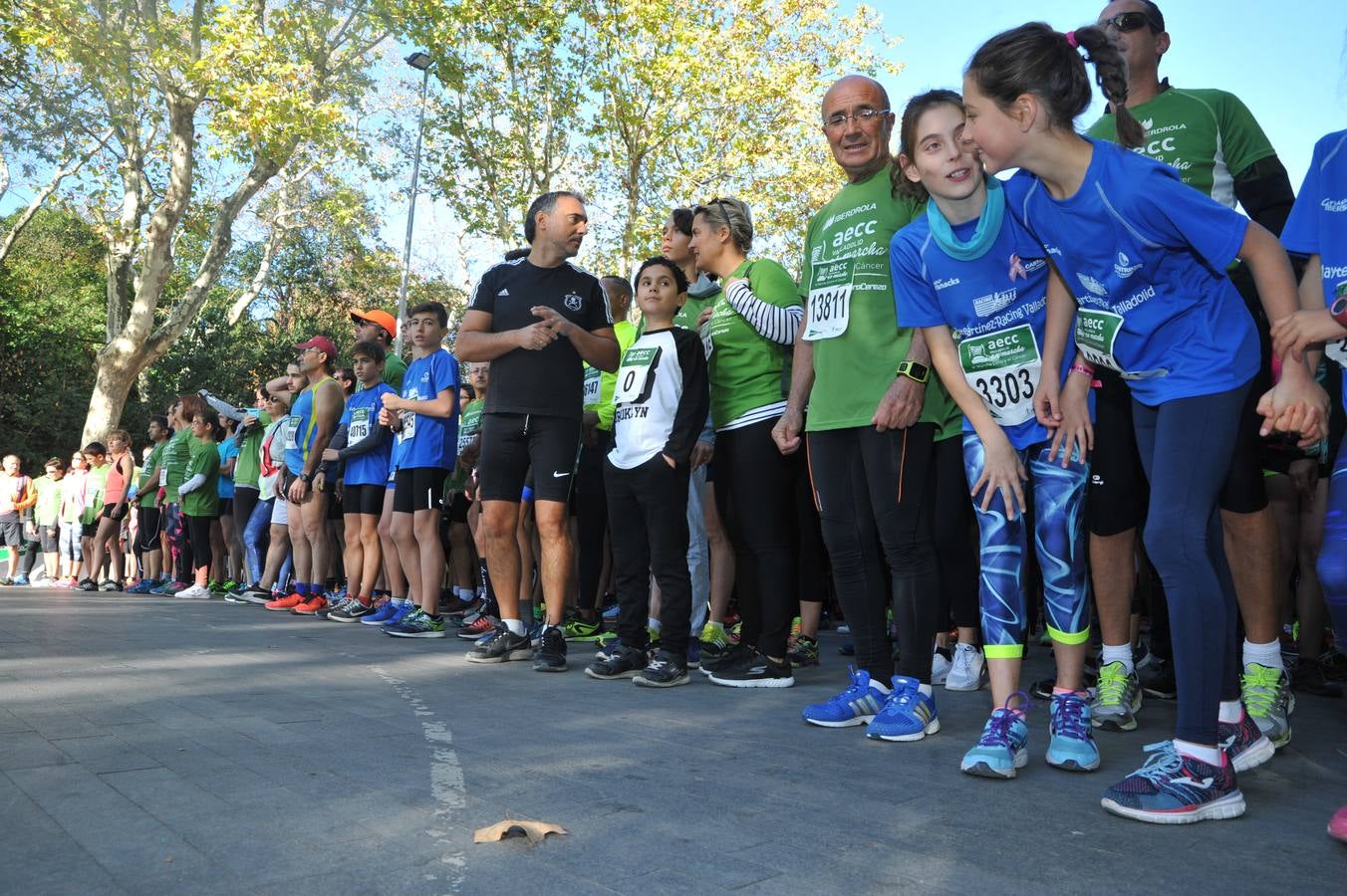 Miles de vallisoletanos se han vestido hoy de verde para salir a la calle en una marcha histórica