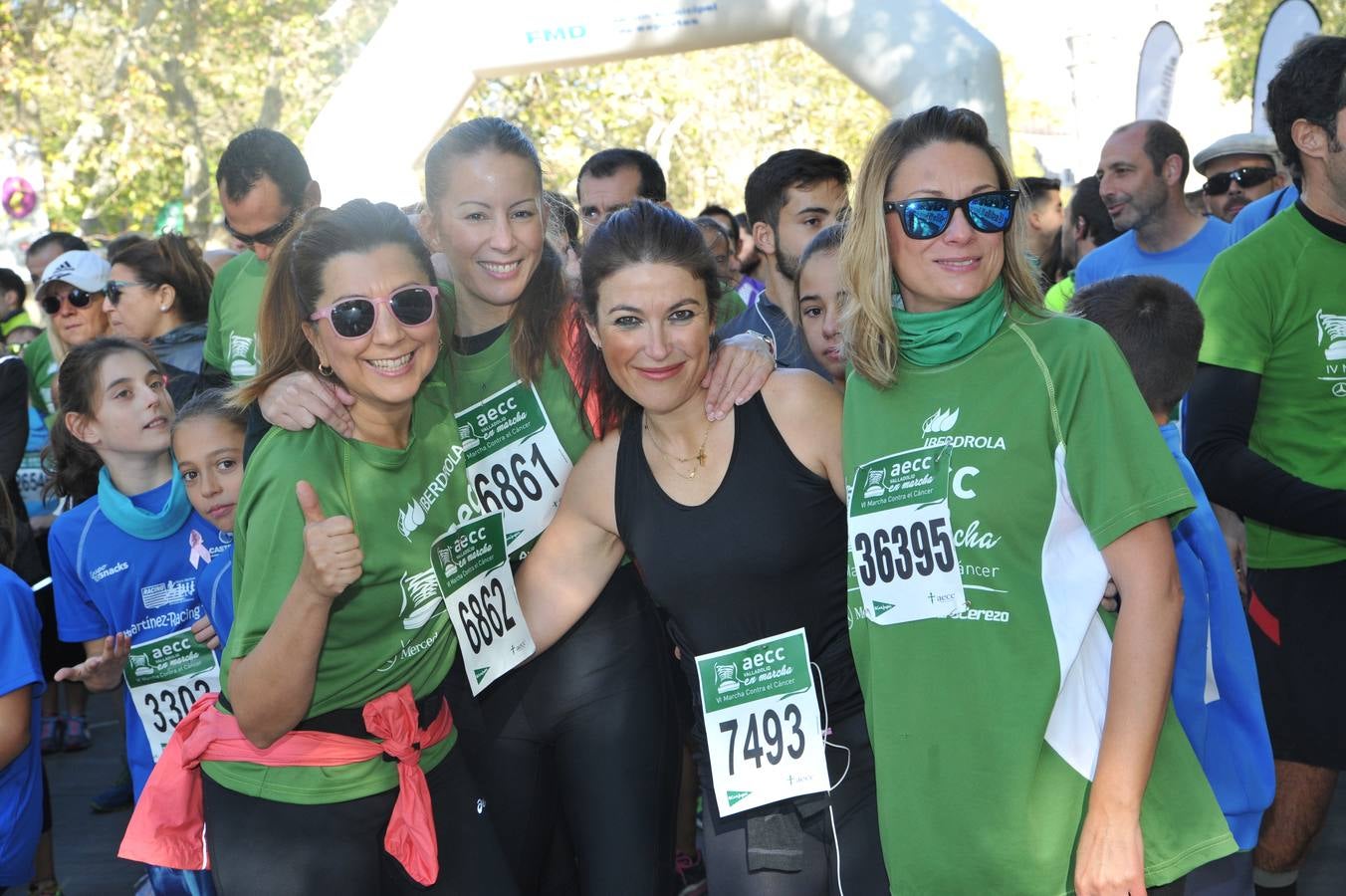 Miles de vallisoletanos se han vestido hoy de verde para salir a la calle en una marcha histórica