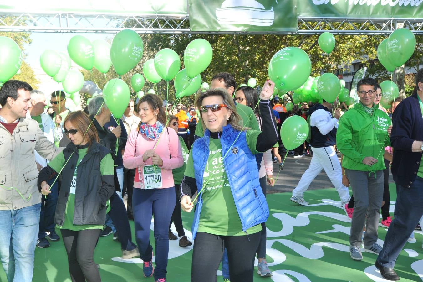 Miles de vallisoletanos se han vestido hoy de verde para salir a la calle en una marcha histórica