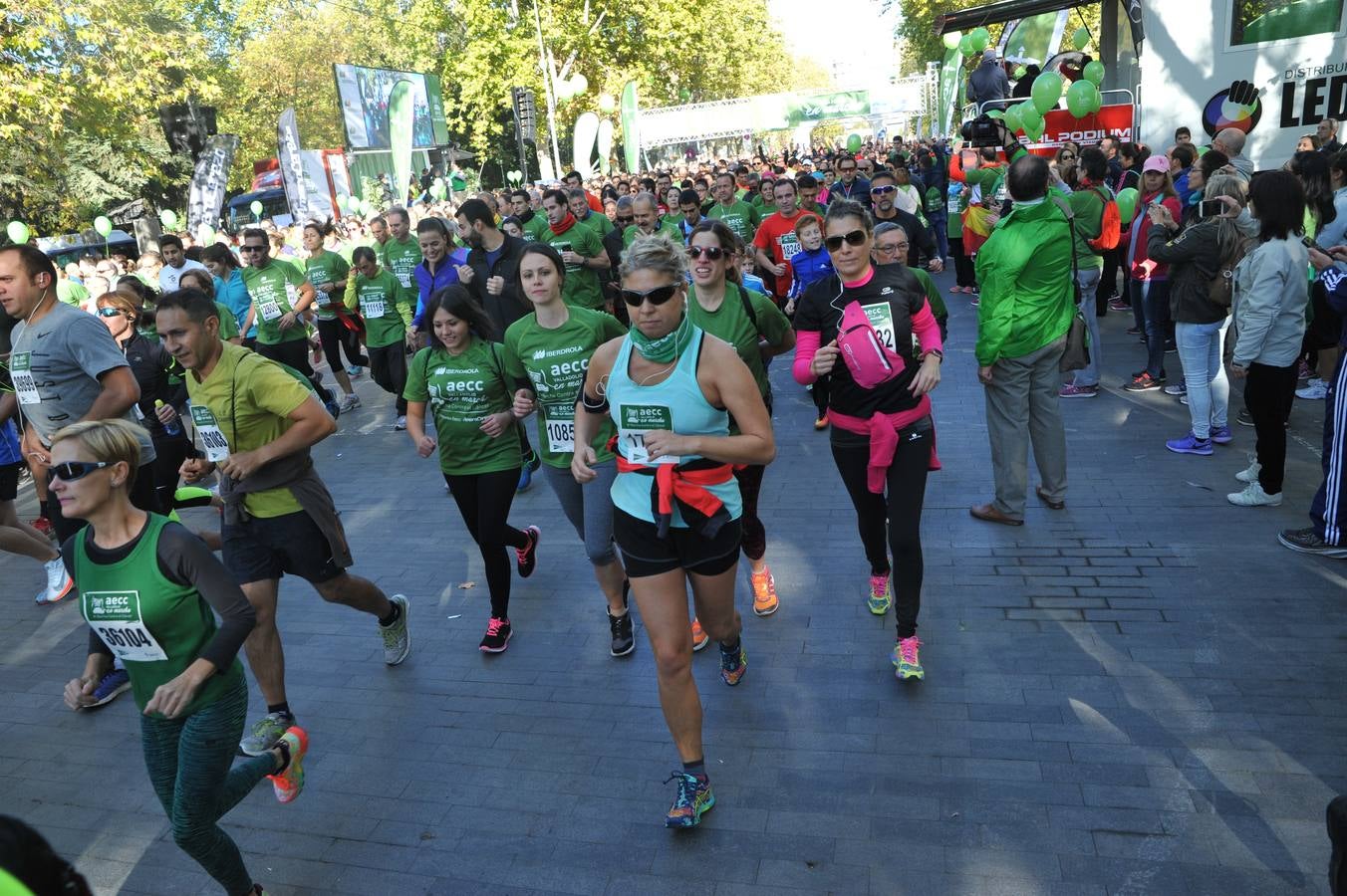 Miles de vallisoletanos se han vestido hoy de verde para salir a la calle en una marcha histórica