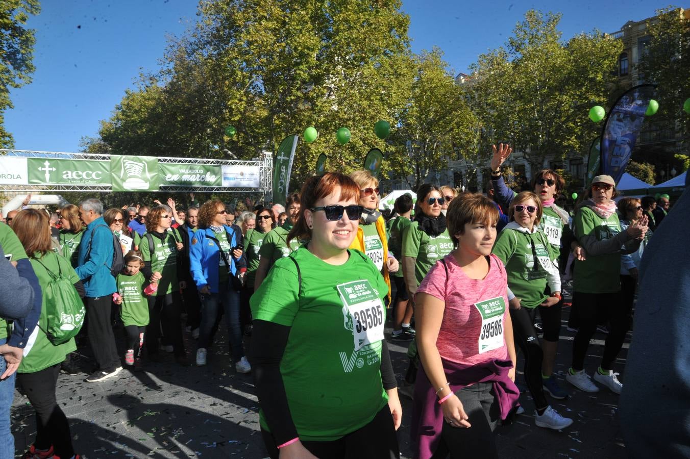 Miles de vallisoletanos se han vestido hoy de verde para salir a la calle en una marcha histórica