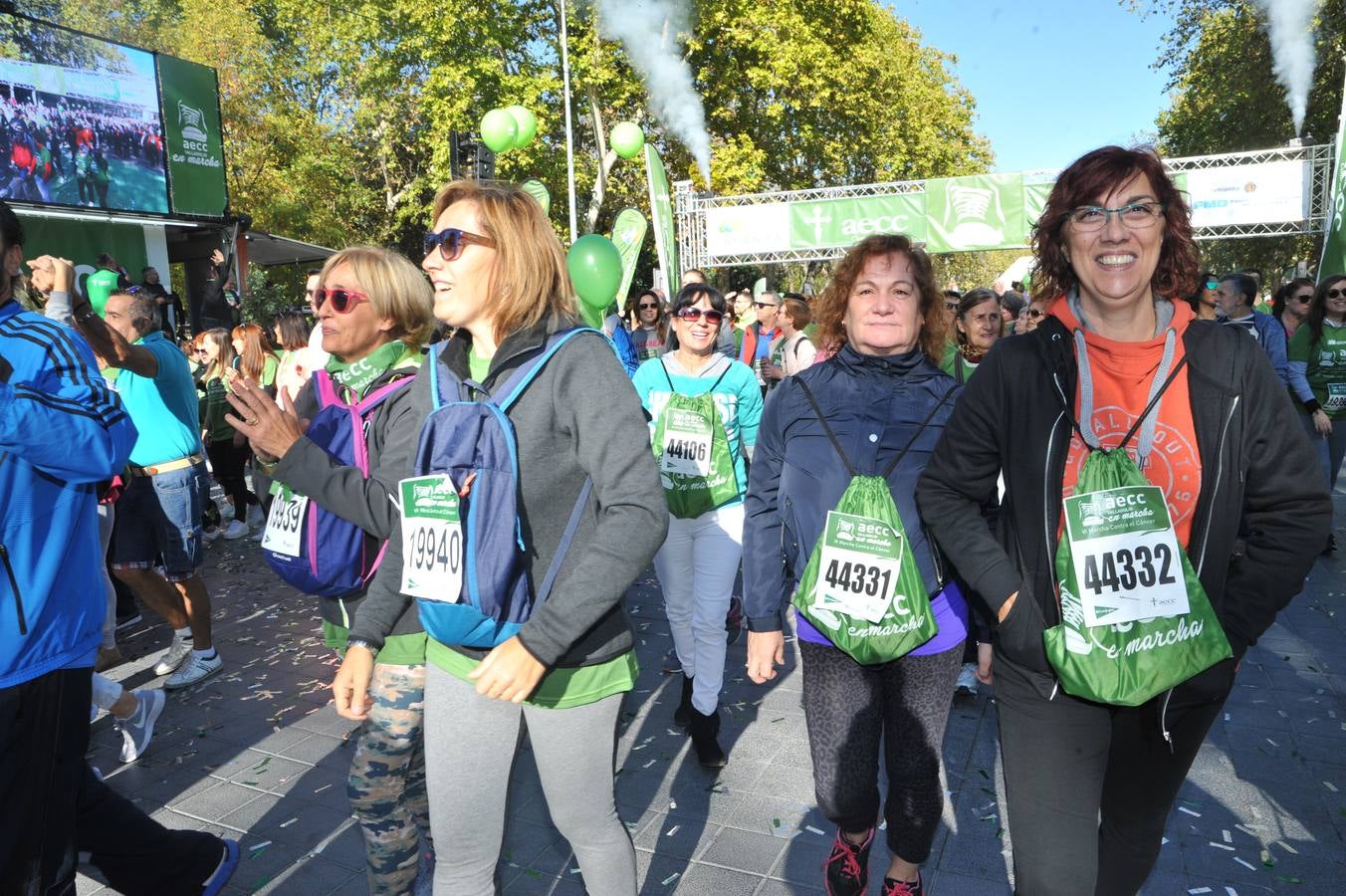 Miles de vallisoletanos se han vestido hoy de verde para salir a la calle en una marcha histórica