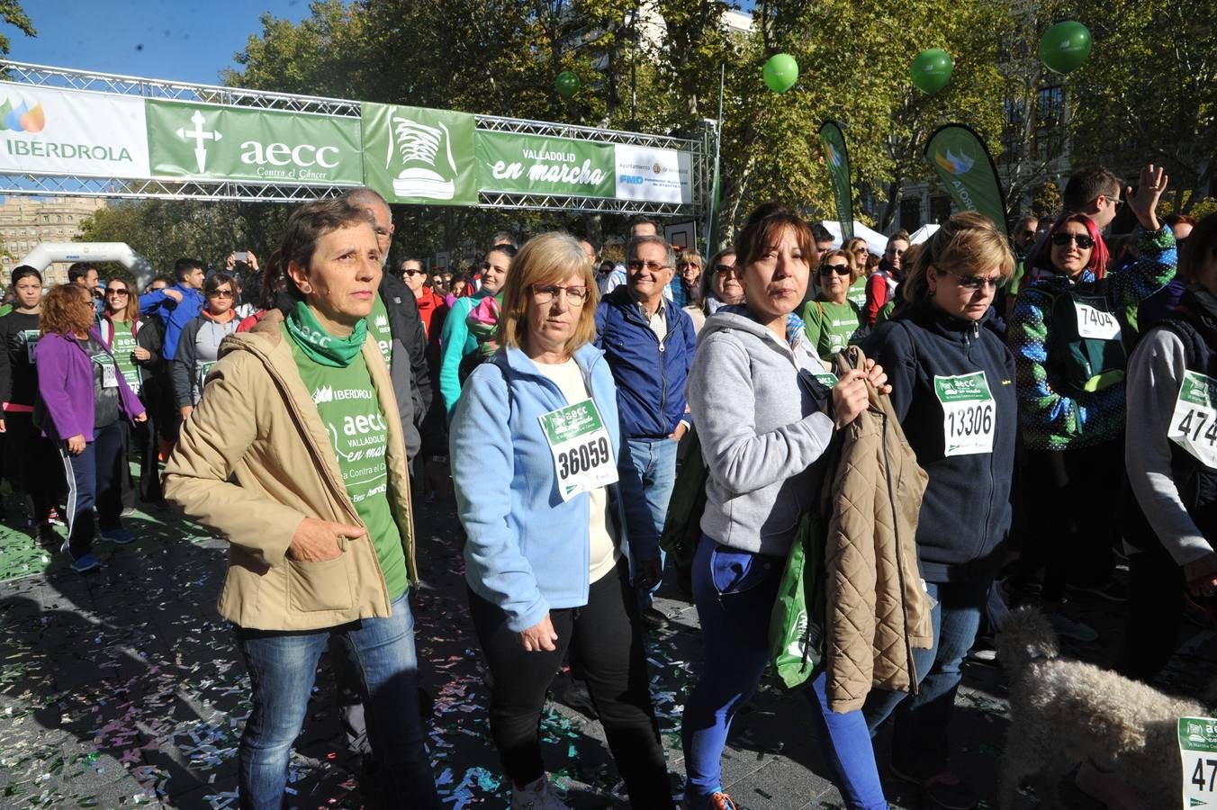 Miles de vallisoletanos se han vestido hoy de verde para salir a la calle en una marcha histórica