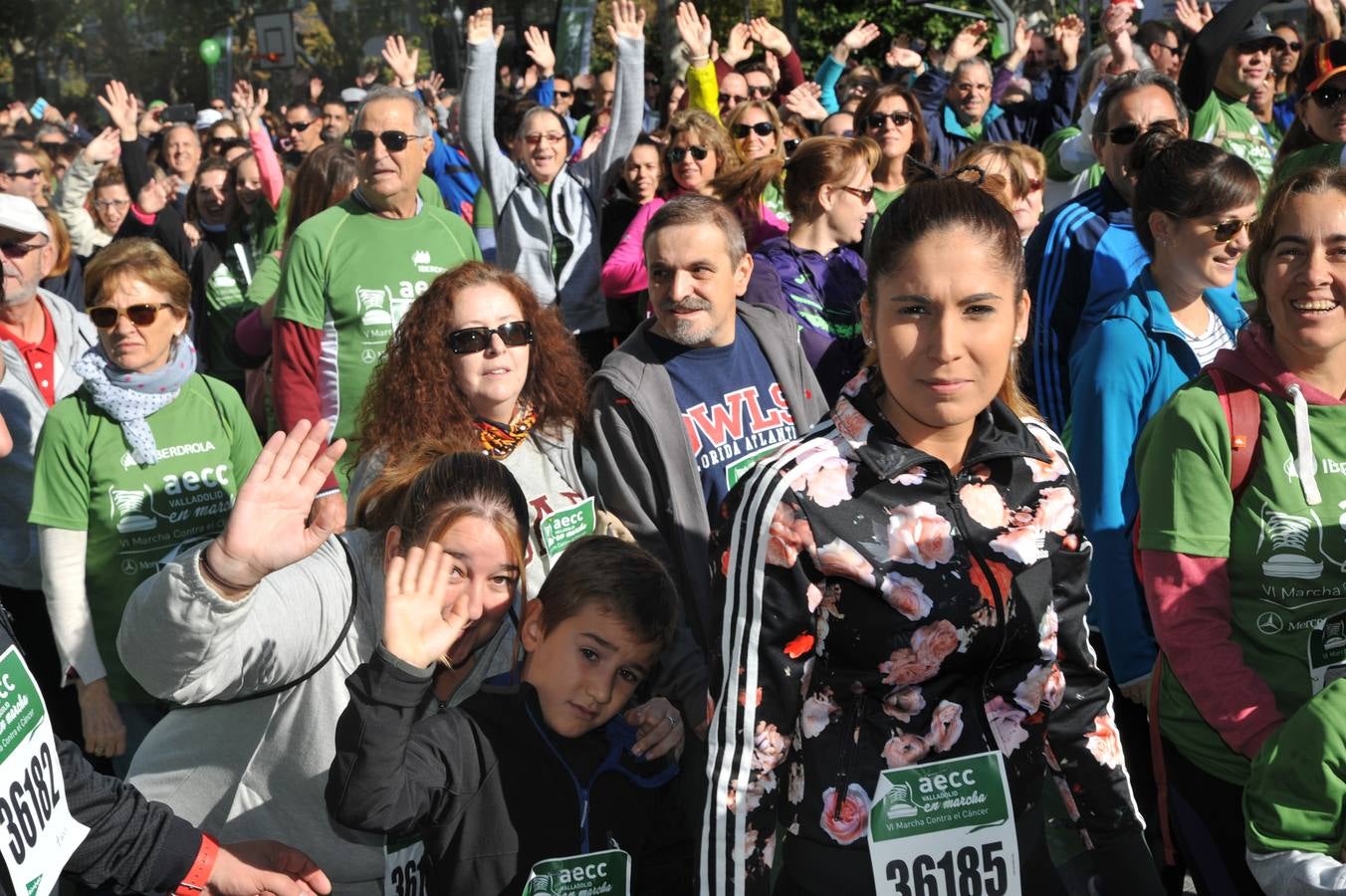 Miles de vallisoletanos se han vestido hoy de verde para salir a la calle en una marcha histórica