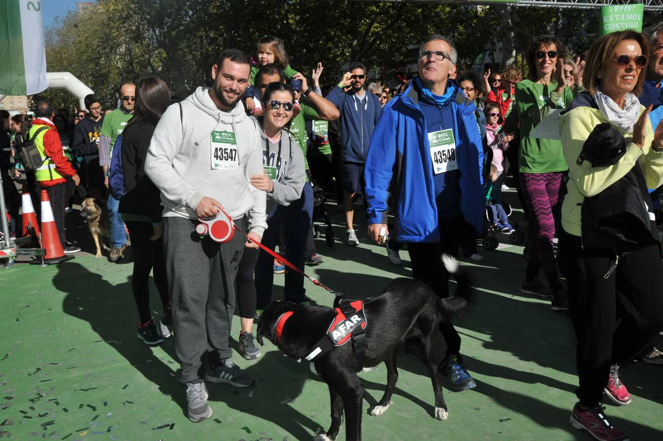 Miles de vallisoletanos se han vestido hoy de verde para salir a la calle en una marcha histórica