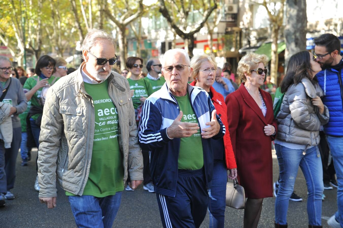 Miles de vallisoletanos se han vestido hoy de verde para salir a la calle en una marcha histórica