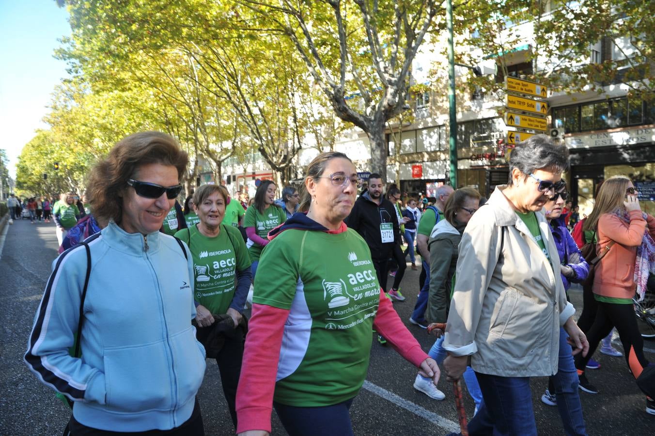 Miles de vallisoletanos se han vestido hoy de verde para salir a la calle en una marcha histórica