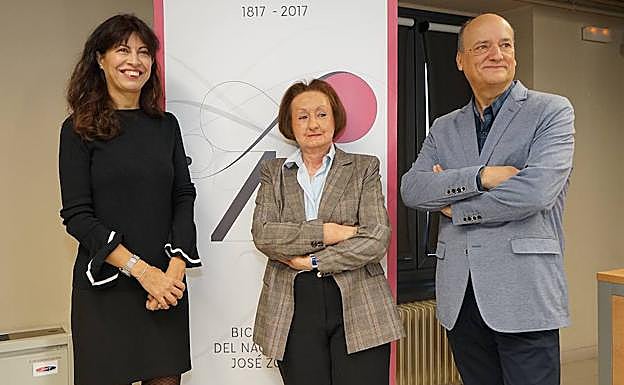 La concejala Ana Redondo, Ángela Hernández y Gustavo Martín Garzo. 