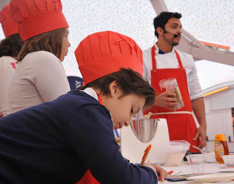 Curso de cocina para niños en la Cúpula del Milenio de Valladolid