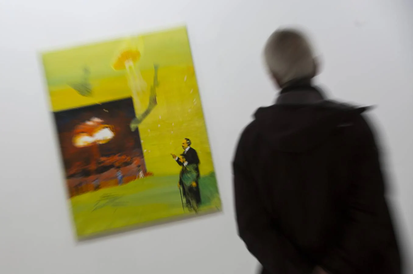 El artista vallisoletano expone dieciséis óleos en la muestra '184-159'