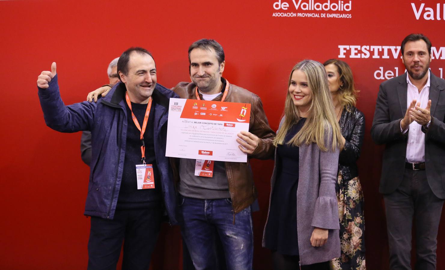 Entrega del Mejor Pincho de España 2017 y de los galardones del XIII Concurso Nacional de Pinchos y tapas Ciudad de Valladolid