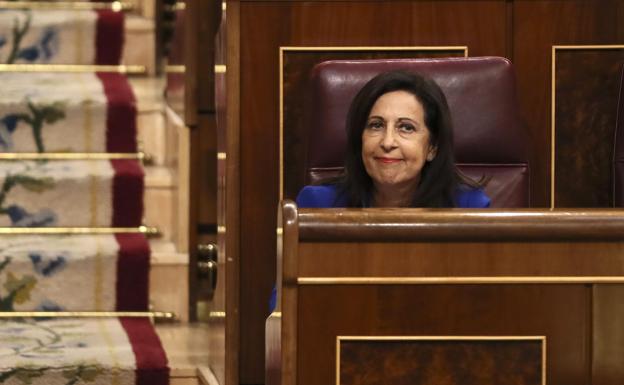 Margarita Robles, en el Congreso.