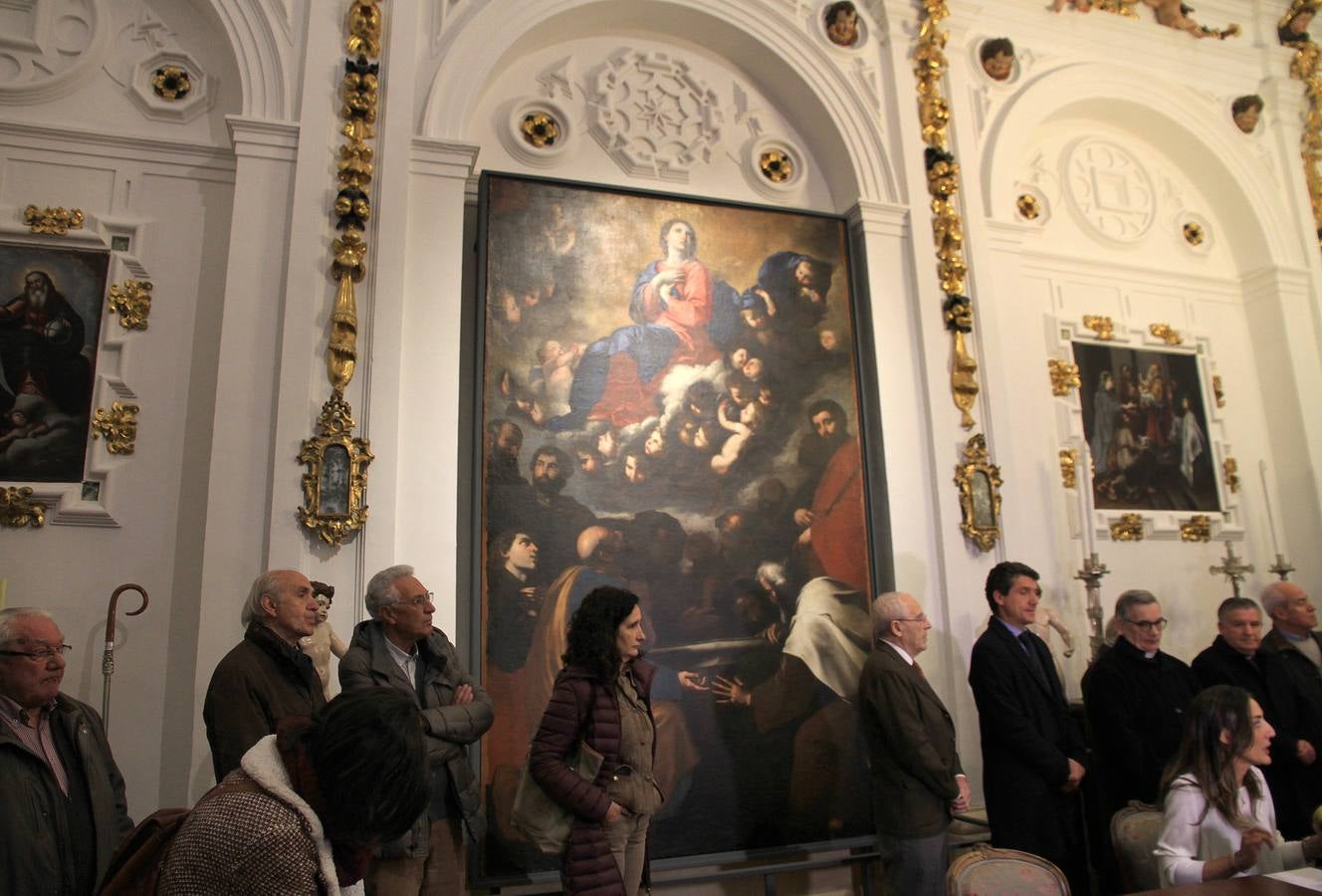 Con una inversión aproximada de 70.000 euros, las intervenciones han consistido en la reparación de los problemas de humedades y de grietas de un espacio en el que también figuran diferentes lienzos sobre la vida de la Virgen María, que también han sido rehabilitados 