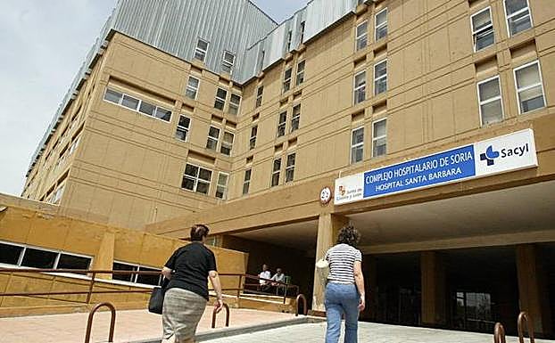 Fachada del complejo hopitalario de Soria