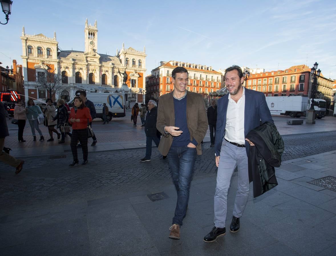 El secretario general del PSOE se reúne hoy y mañana en la capital vallisoletana con la Comisión Permanente socialista, el núcleo duro del PSOE federal