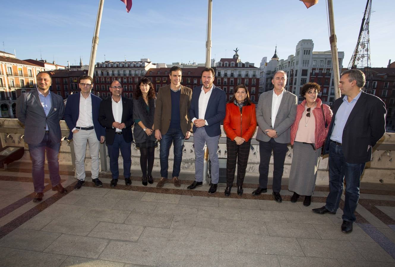 El secretario general del PSOE se reúne hoy y mañana en la capital vallisoletana con la Comisión Permanente socialista, el núcleo duro del PSOE federal