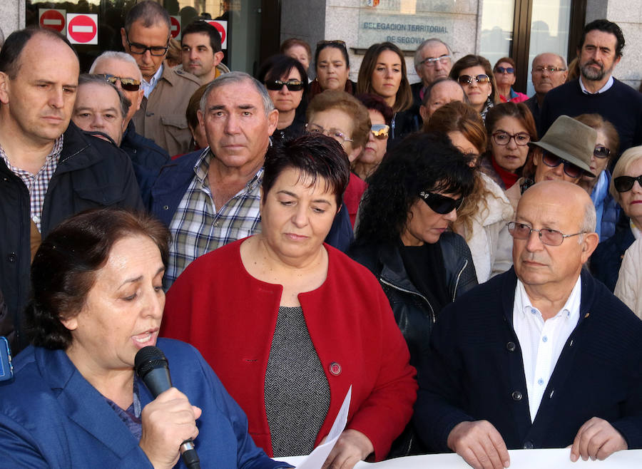 Protesta para reclamar un centro de salud en Nueva Segovia