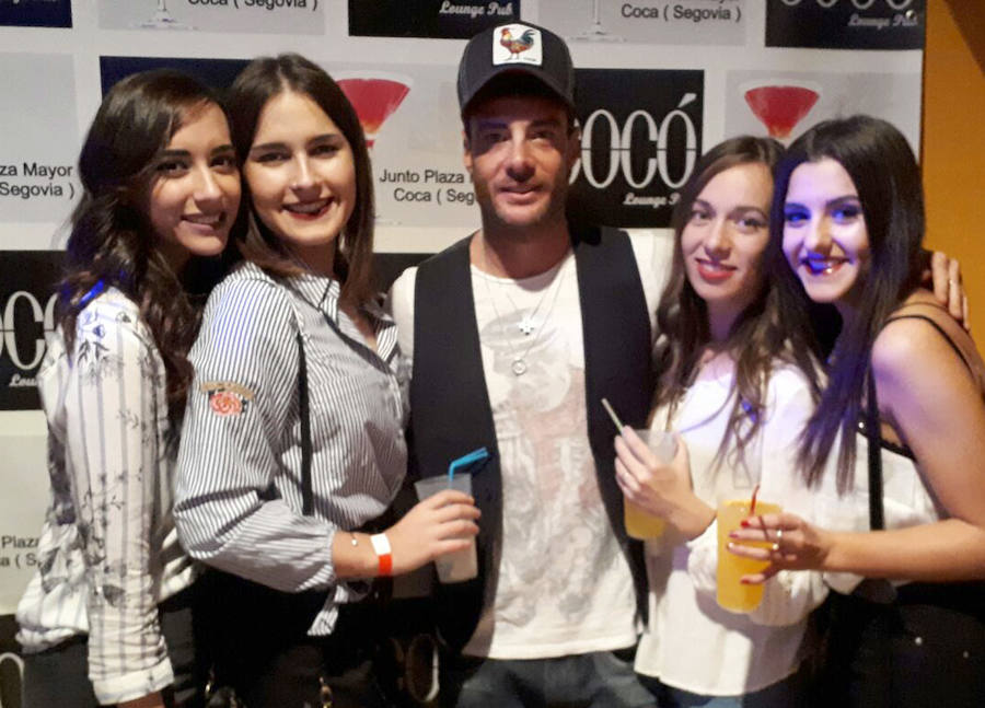 El exconcursante de Gran Hermano Alessandro Livi, en Coca