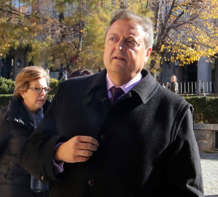 Funeral de Octaviano Palomo en Segovia