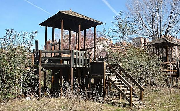 Estado del parque Juan de Austria en 2016. 