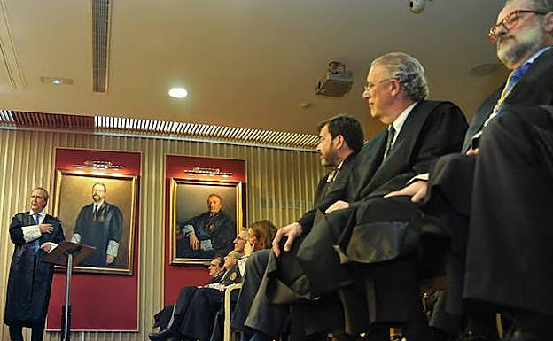 Fernando García Delgado-García, durante su intervención.