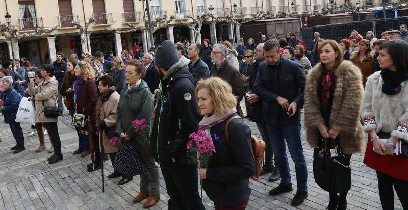 Actos contra la violencia de género en Palencia