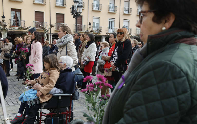 Actos contra la violencia de género en Palencia