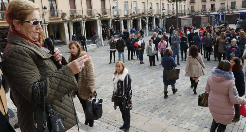 Actos contra la violencia de género en Palencia