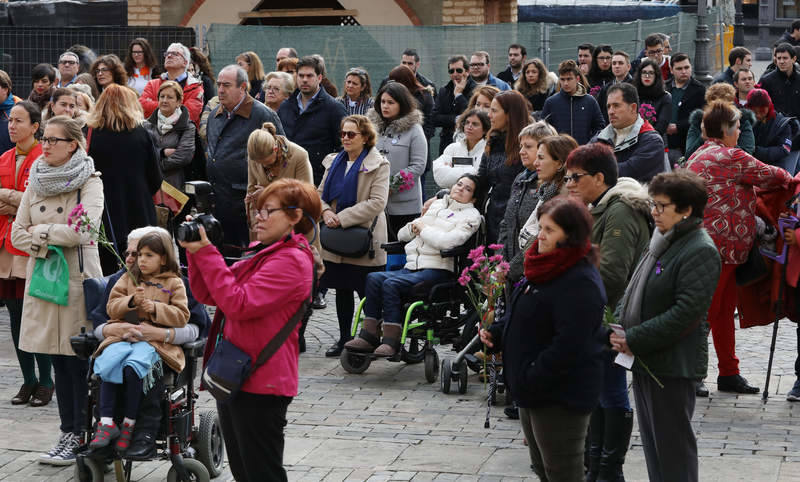 Actos contra la violencia de género en Palencia