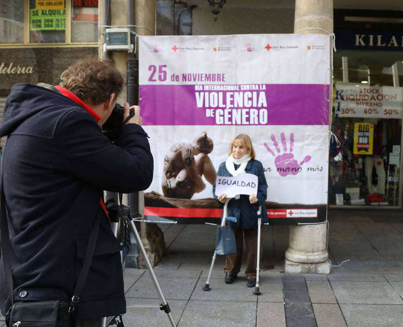 Actos contra la violencia de género en Palencia