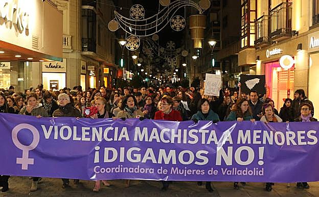 Manifestación en Valladolid