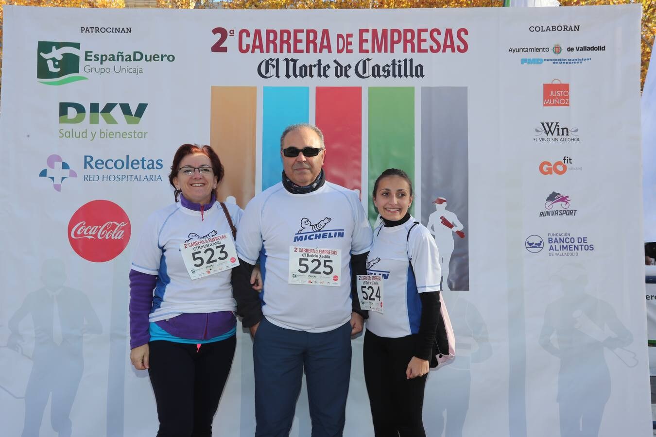 Photocall y salida de la II Carrera de Empresas de El Norte de Castilla