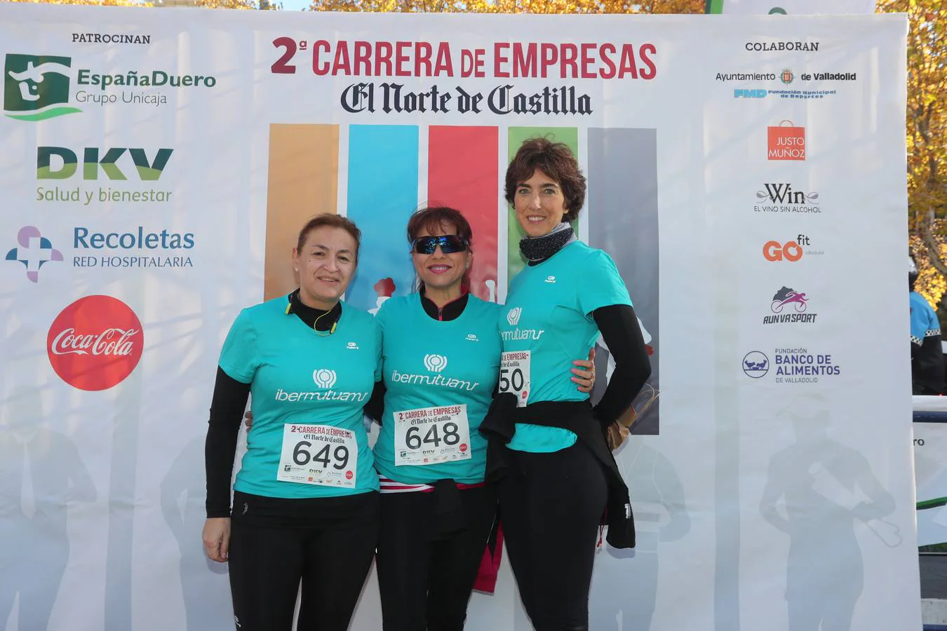 Photocall y salida de la II Carrera de Empresas de El Norte de Castilla