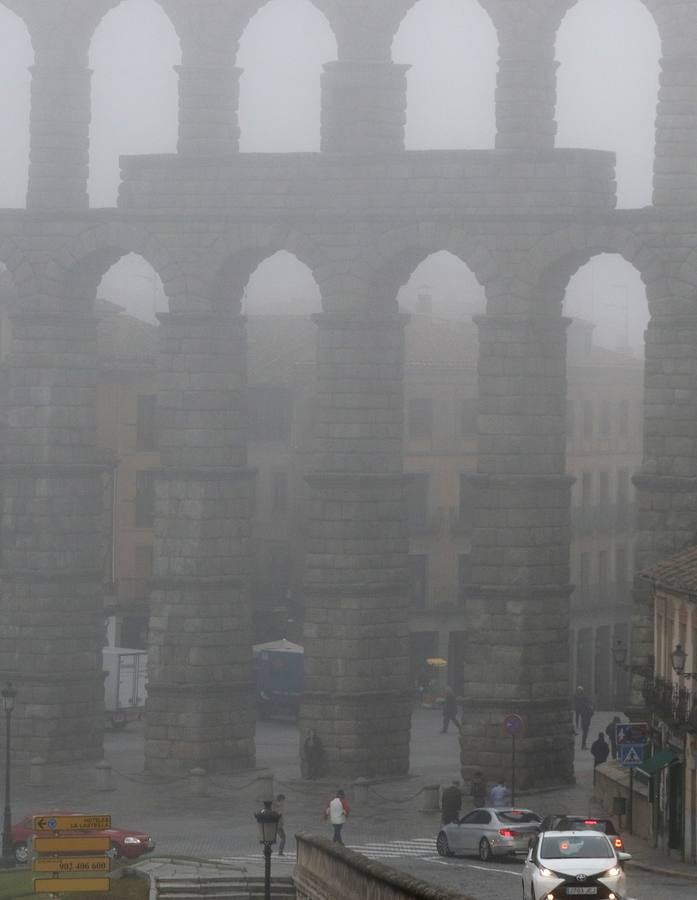 Jornada de frío en Segovia