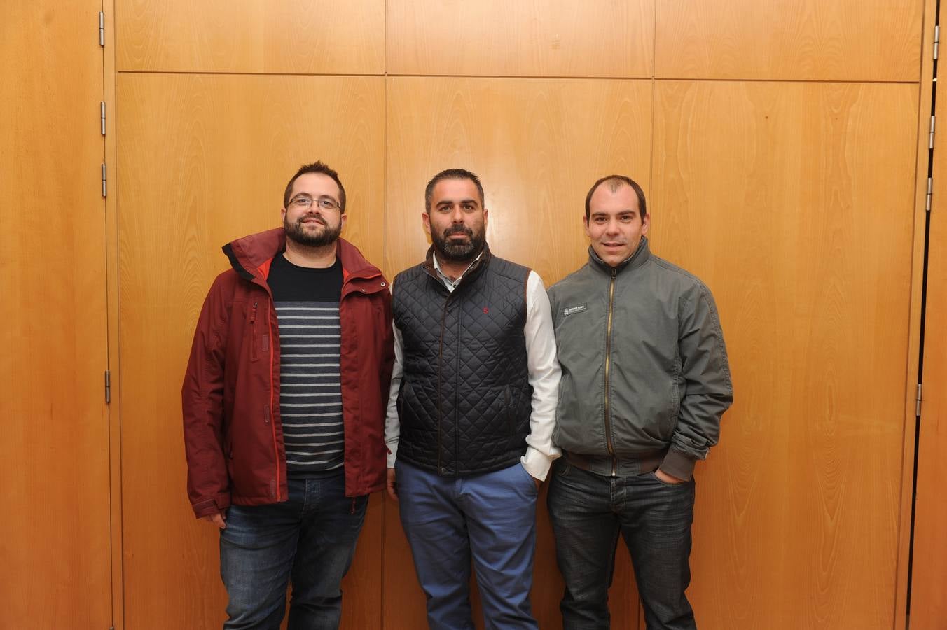 Alberto García, José María del Pozo y Roberto Benito.