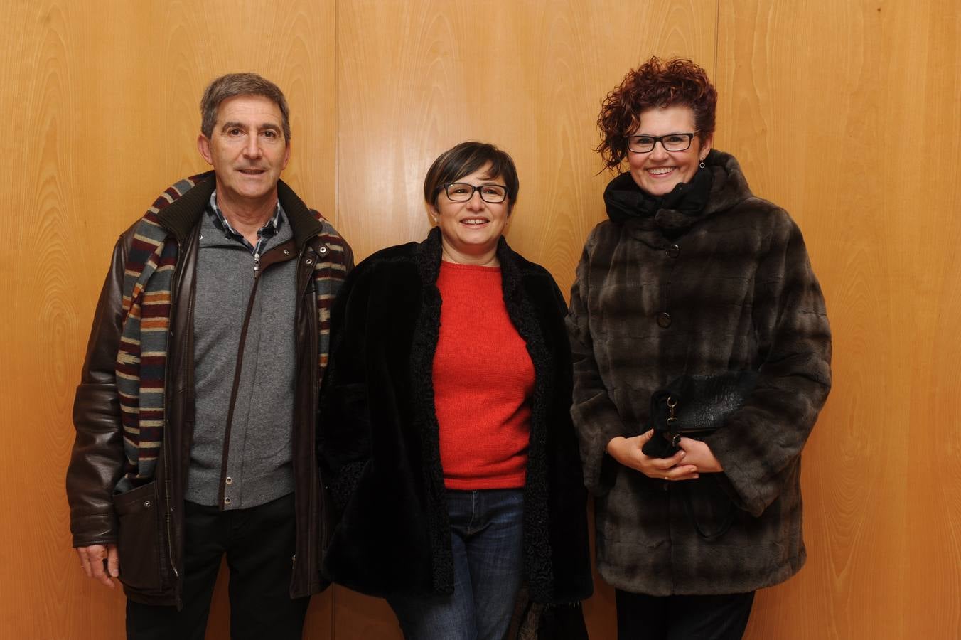 Sabino de la Rosa, Fransua Barreales y Pilar Sastre.