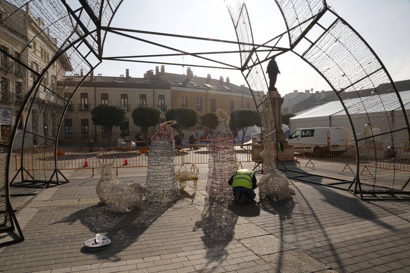 La plaza de la Inmaculada se convertirá en un nuevo eje central de las fiestas